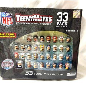 TeenyMates Series 2 NFL 33-Pack Figures 32 Running Backs  Limited Referee READ: